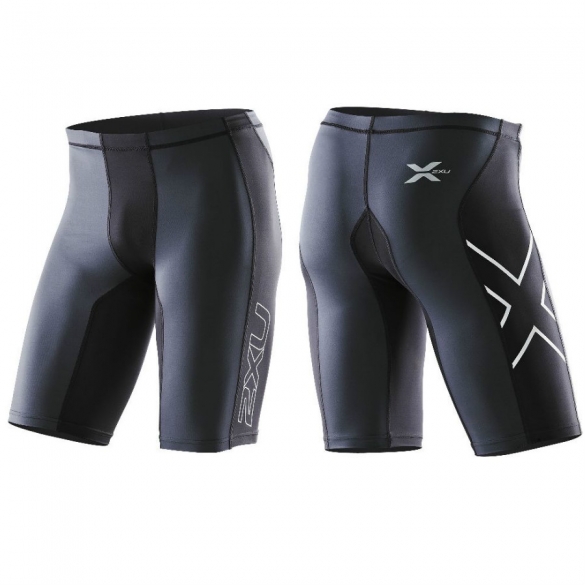 2XU Elite Compression Short Schwarz Herren MA1934bBLK/STL